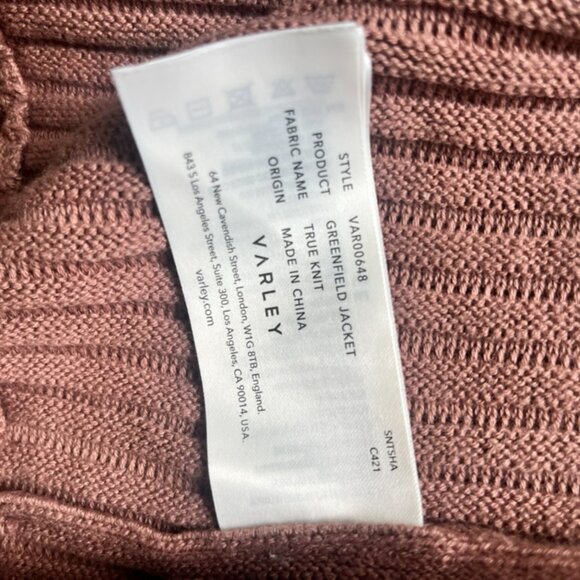 Varley Greenfield Jacket- Nutmeg- S - Picture 4 of 5